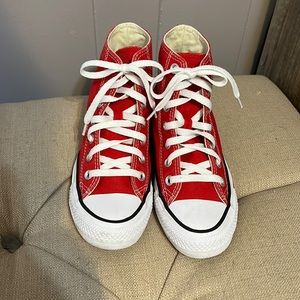 Red And White Converse .